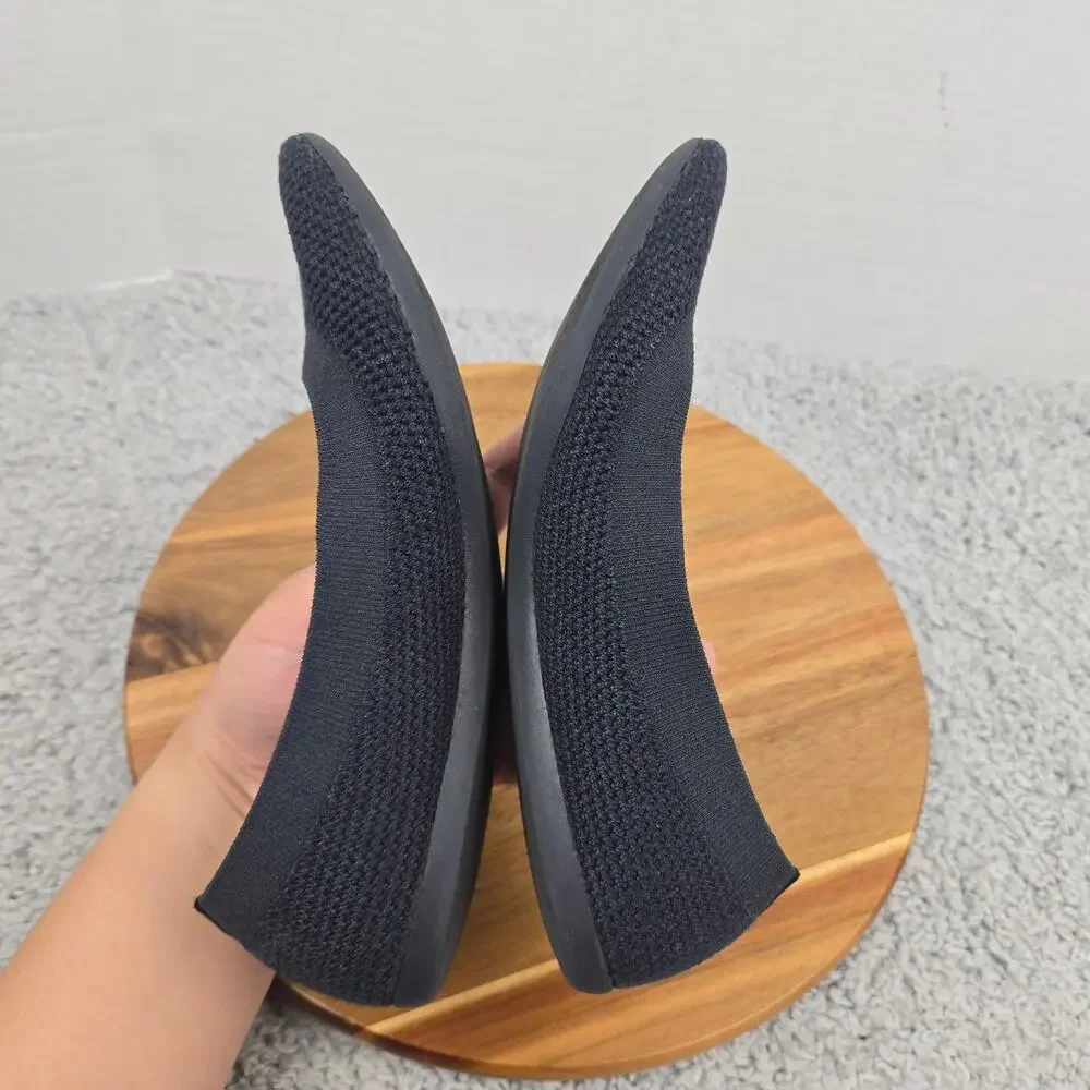 Allbirds Womens 8.5 Tree Breezer Navy Night Knit Slip Round Toe Ballet Flat